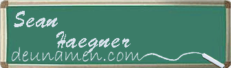 Sean Haegner Visitenkarte